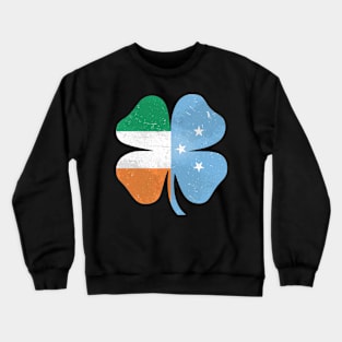 Micronesian Irish Shamrock  Ireland St. Patrick's Day Crewneck Sweatshirt